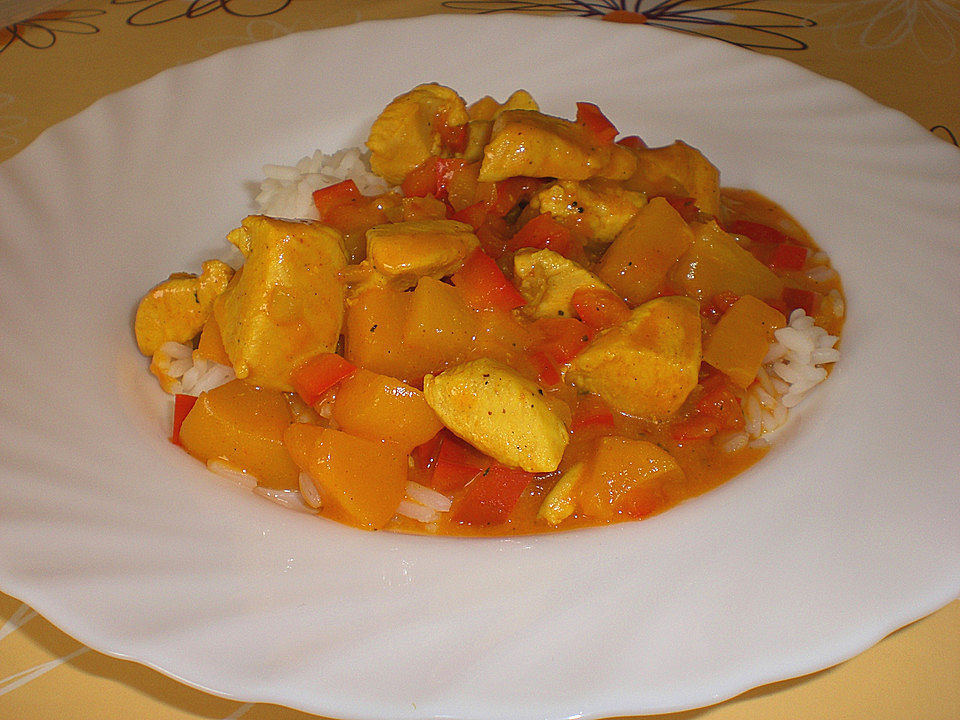 Botos Hähnchen-Currygeschnetzeltes von boto| Chefkoch