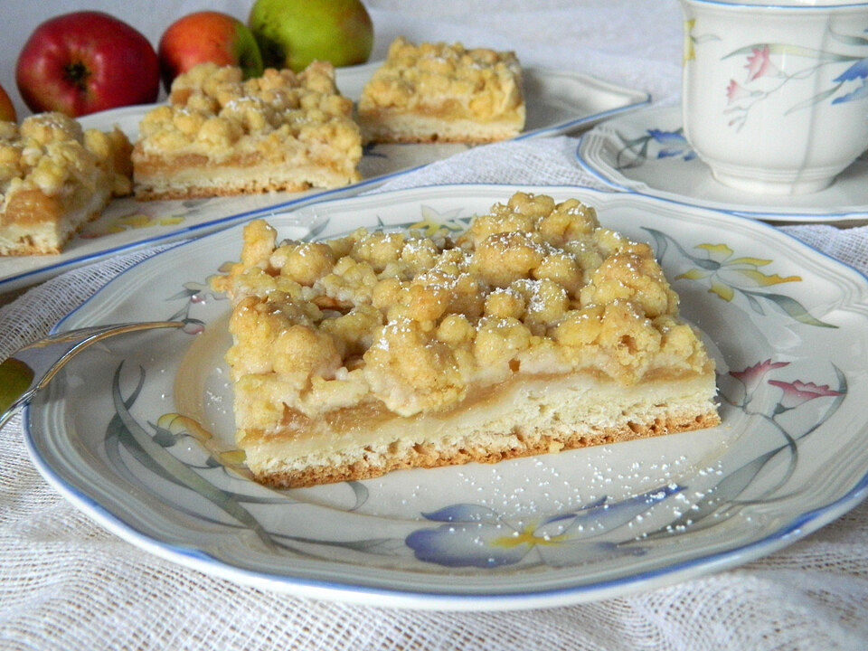 Saftiger Apfelkuchen Mit Streuseln Von Küchenquälix| Chefkoch