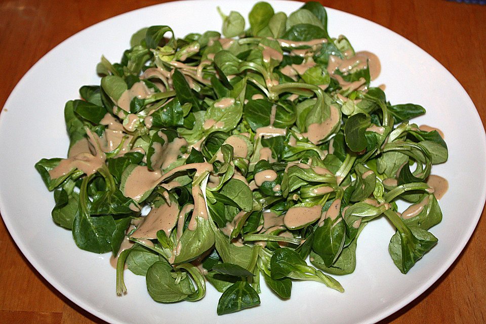 Italienische Vinaigrette mit Feldsalat