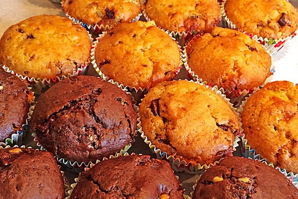 Veganer Muffin-Grundteig