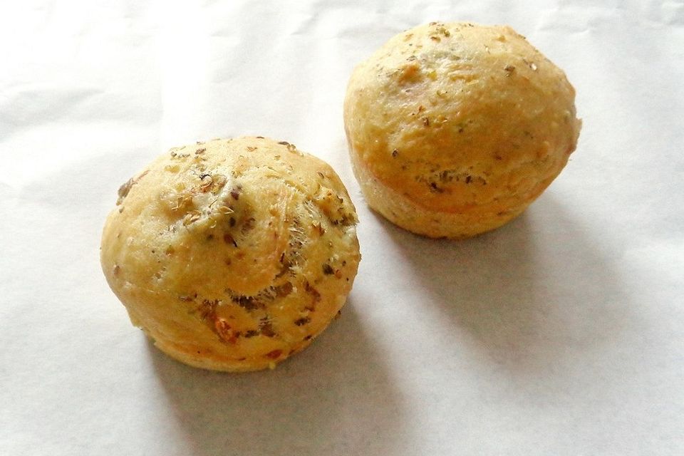 Zwiebel-Oliven Muffins