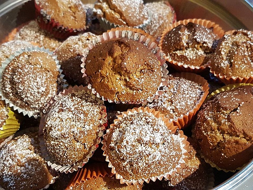 Muffins mit Mandeln, weißer Schokolade und Marzipan von ZwergTomate ...