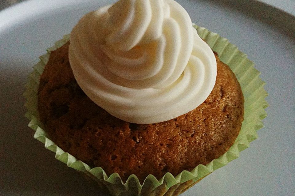 Macadamia Cupcake mit Vanillefrosting