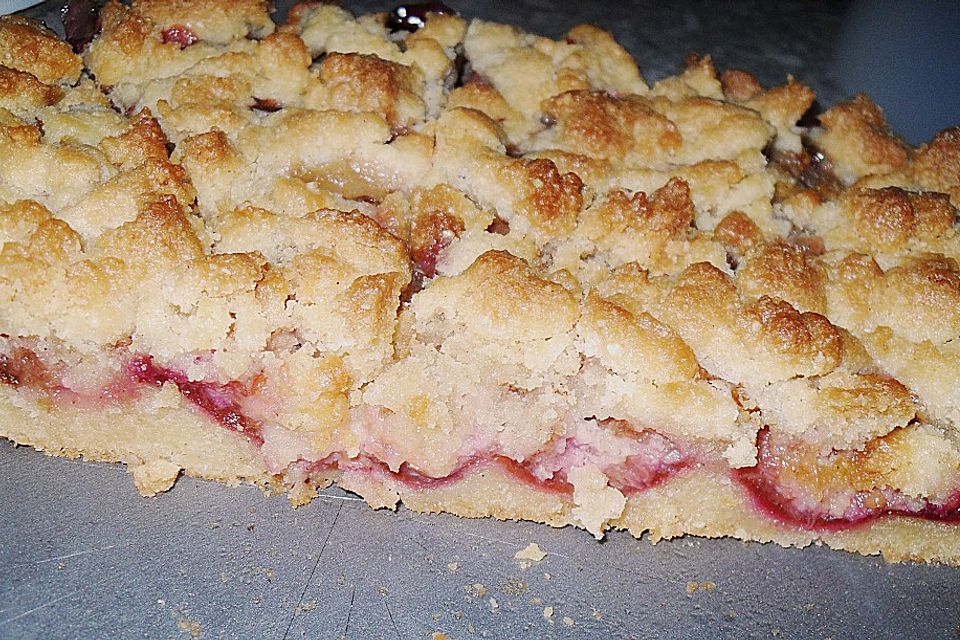 Odinettes schneller Obst - Streuselkuchen