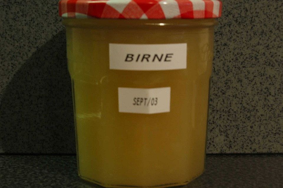 Birnenmarmelade