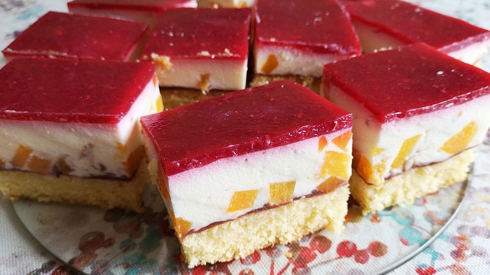 Pfirsich-Melba Schnitten von Torte80