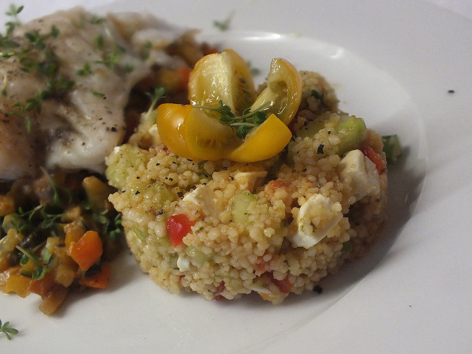 Couscous-Salat mit Avocado und Feta von vkammi | Chefkoch