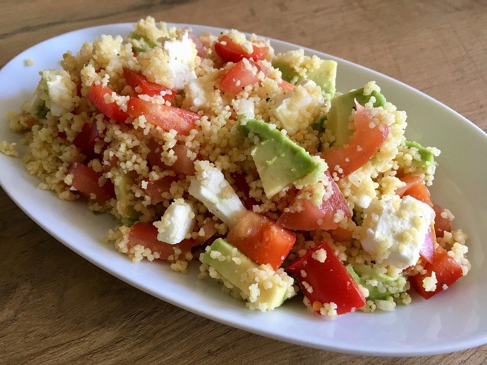 Couscous-Salat mit Avocado und Feta von vkammi| Chefkoch