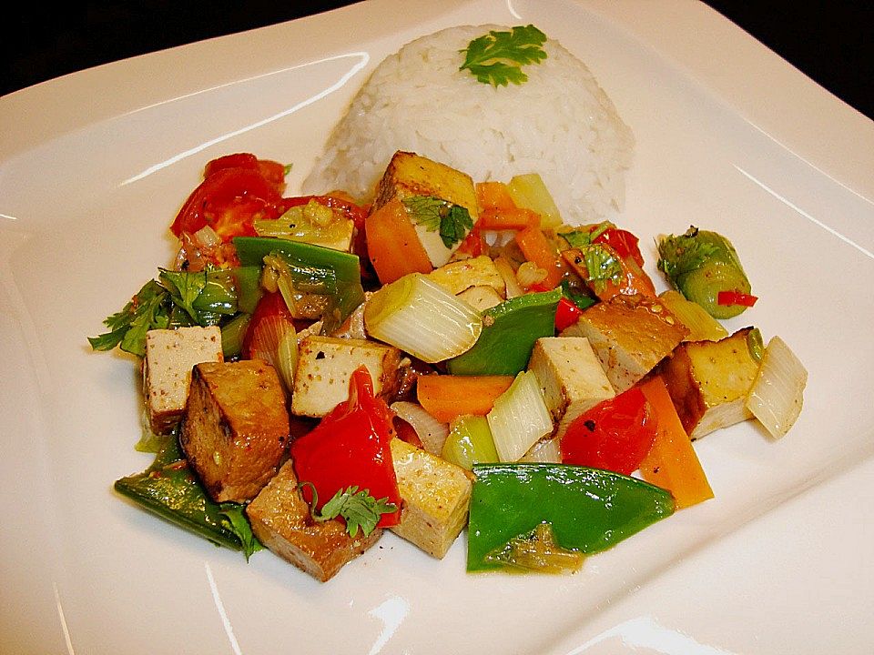 Tofu-Gemüse aus dem Wok von katzemurna| Chefkoch