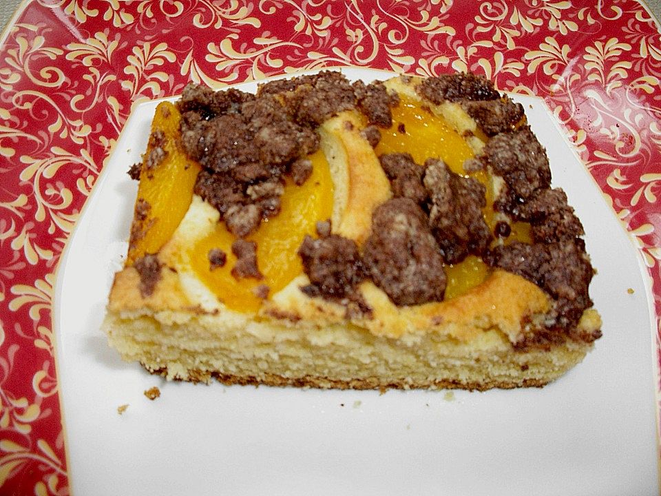 Pfirsichkuchen vom Blech von dr-fada | Chefkoch