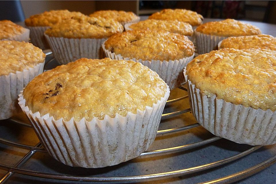 Muffins mit Haferflocken und Cranberries Muffins mit Haferflocken und Cranberries