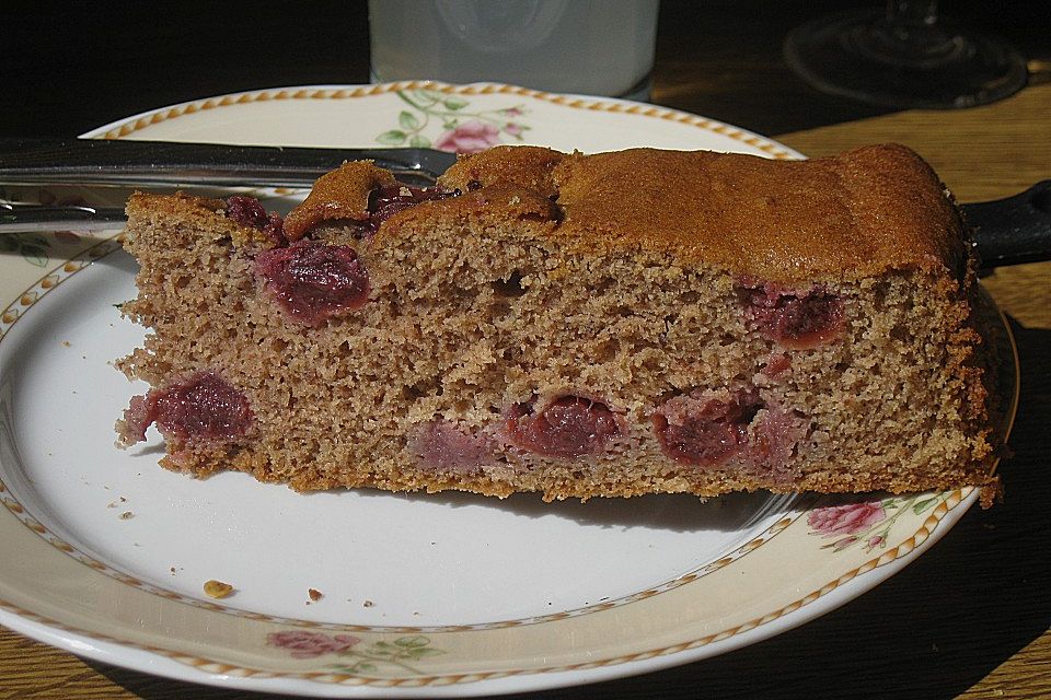 Rührkuchen mit Obst