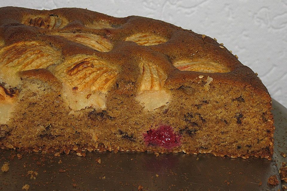 Rührkuchen mit Obst