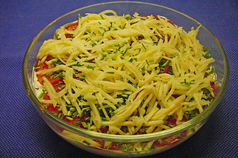 Eier-Tomate-Sellerie Salat