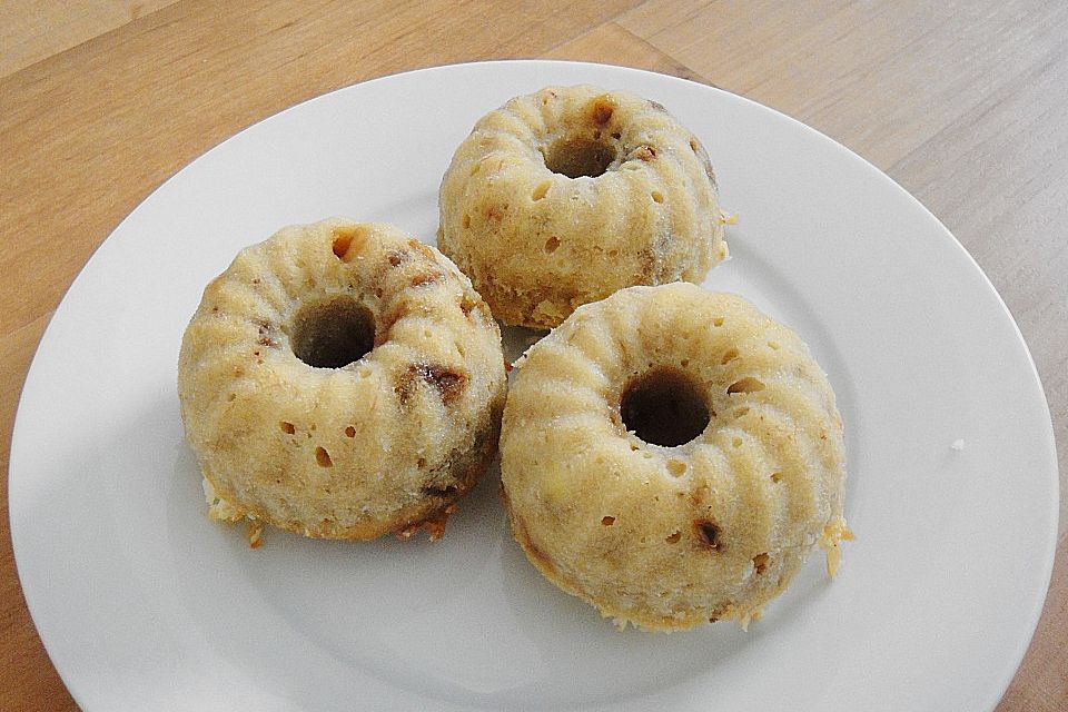 Banoffee Muffins mit Kokos Topping