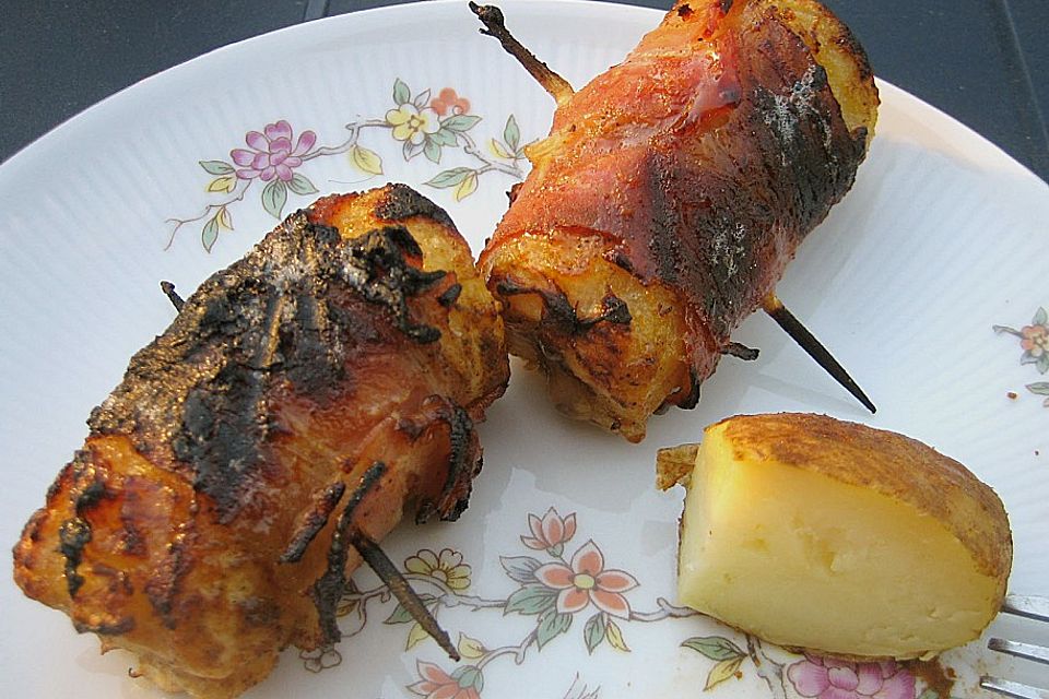 Bacon wrapped Bananas