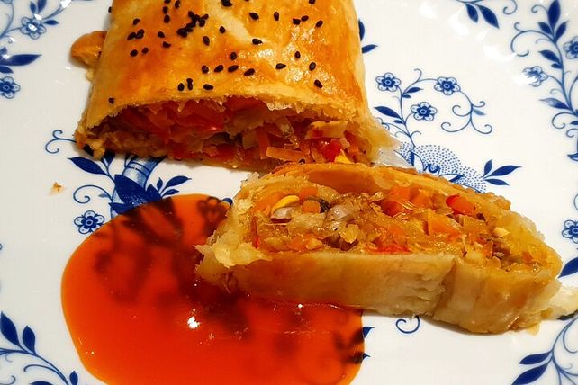 Vegetarischer Strudel im Asiastyle von katzemurna| Chefkoch