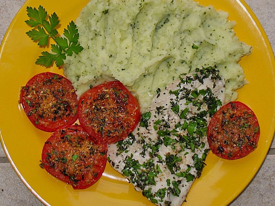 Kräuterfisch mit Grilltomaten von Baumfrau| Chefkoch Kräuterfisch mit Grilltomaten von Baumfrau| Chefkoch