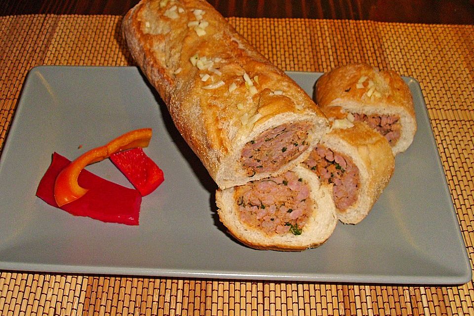 Gefülltes Baguette