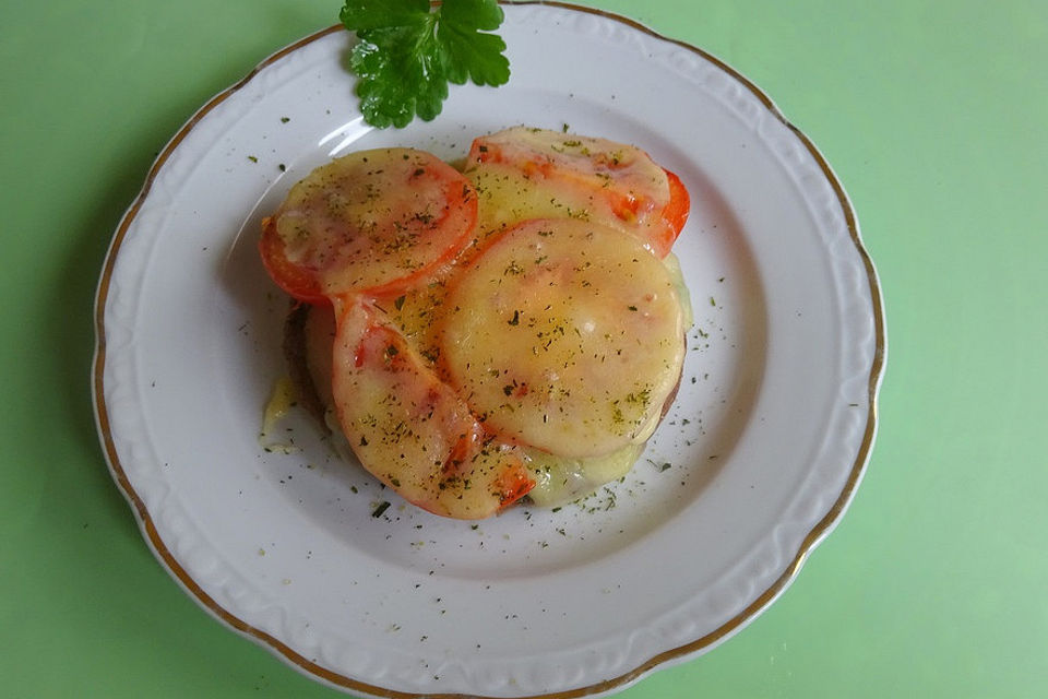 Überbackenes Fladenbrot