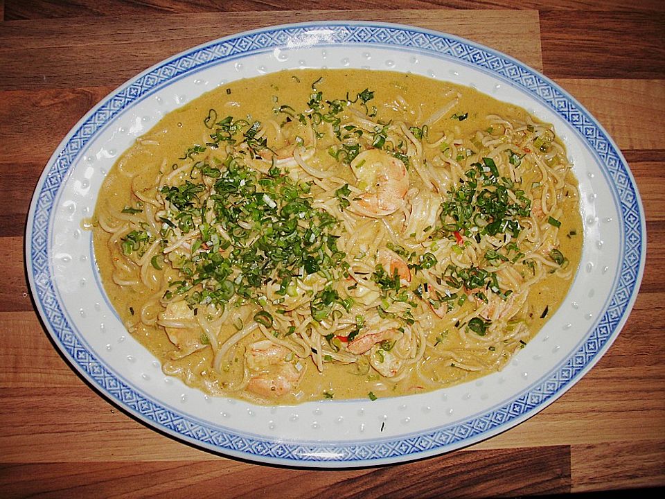 Riesengarnelen in Curry-Kokos Sauce von migaweki| Chefkoch