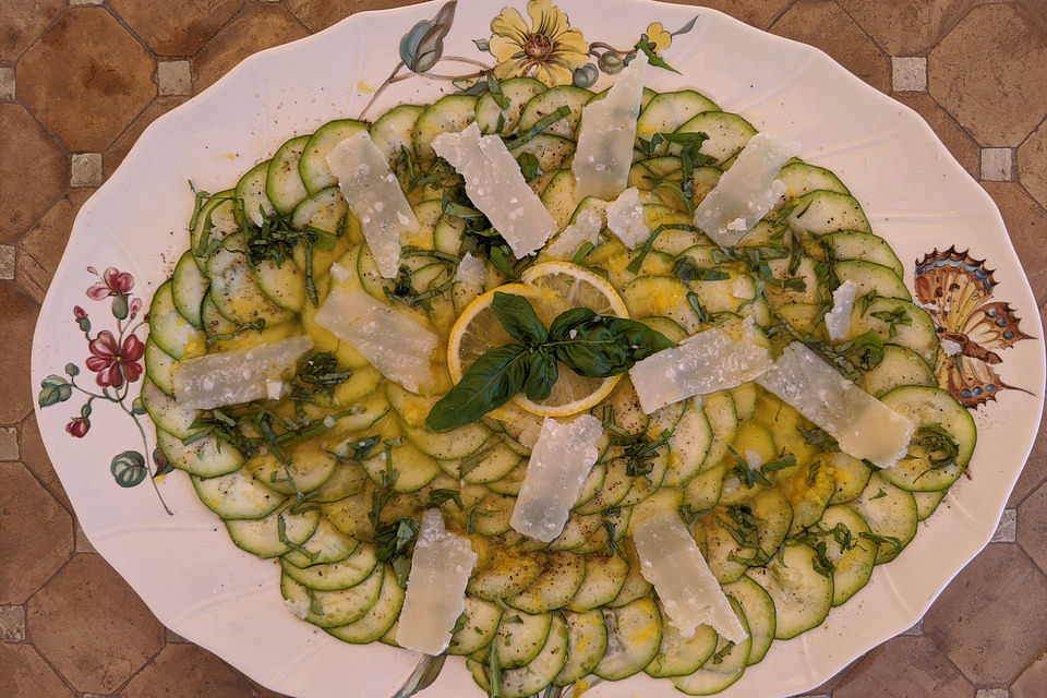 Zucchini-Carpaccio