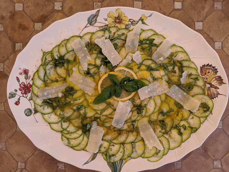Zucchini-Carpaccio | Chefkoch