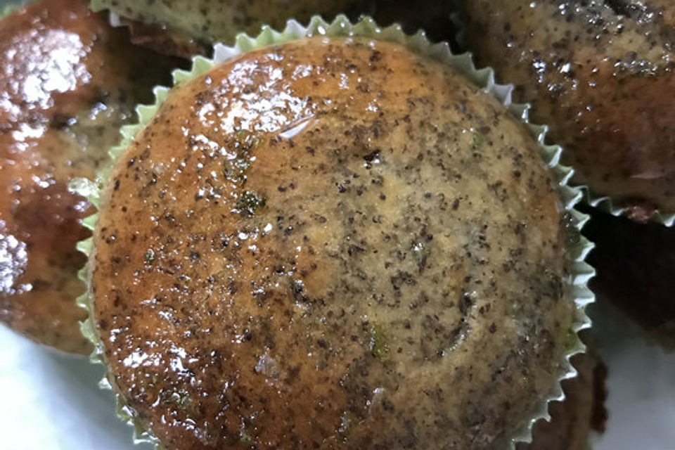 Limetten-Mohn Muffins