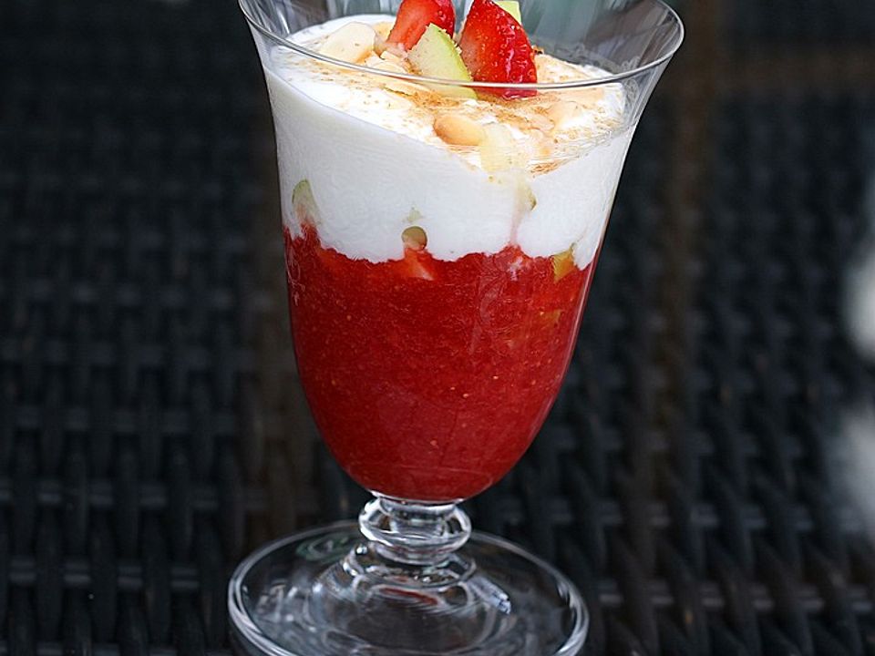 Erdbeer-Mandel-Joghurt| Chefkoch