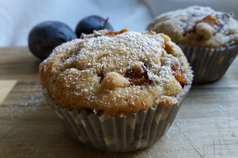 Zwetschgen-Muffins