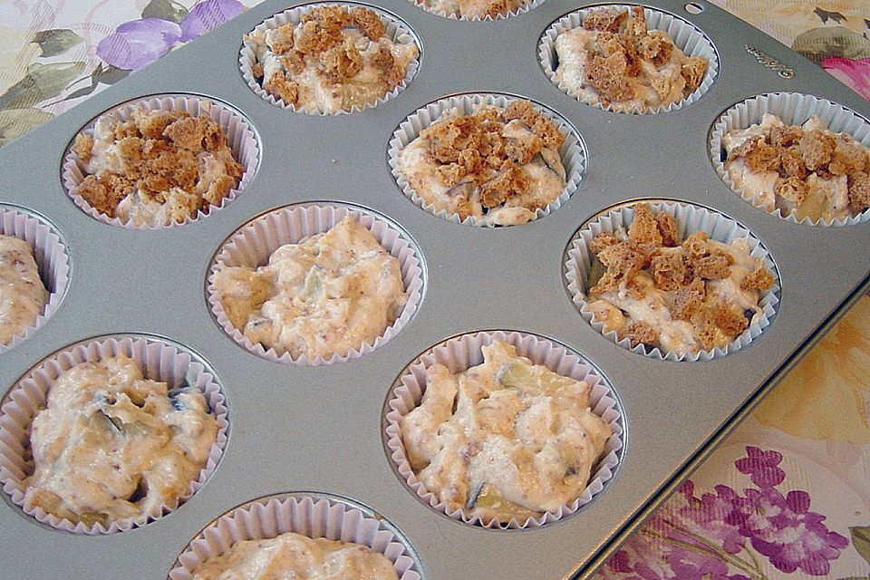 Pflaumen-Amarettini Muffins