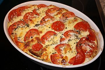 Couscousauflauf Tomate-Mozzarella
