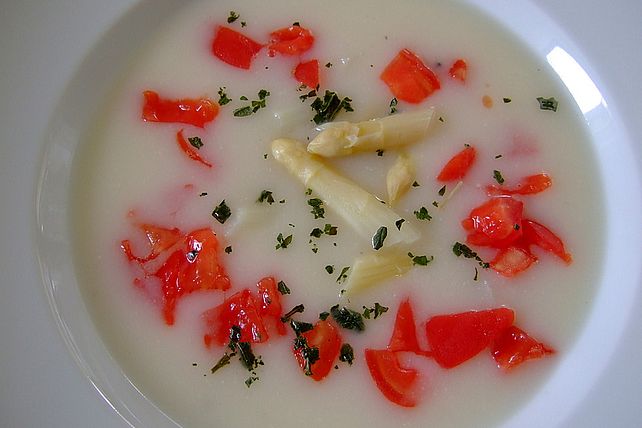 Sehr feine, italienische Spargelsuppe von Ellaex| Chefkoch