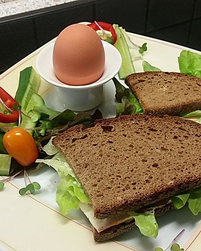 Käse-Salat-Sandwich