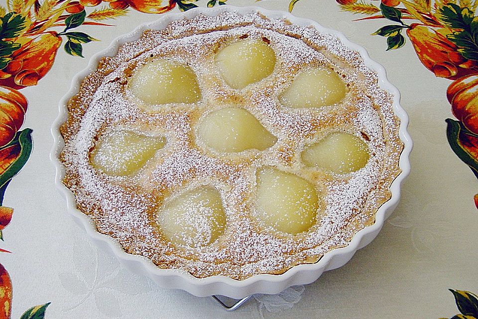 Birnen-Mandel Tarte