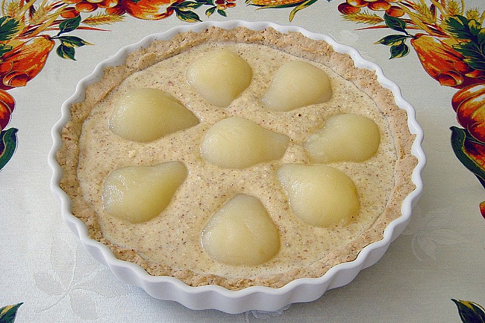 Birnen-Mandel Tarte