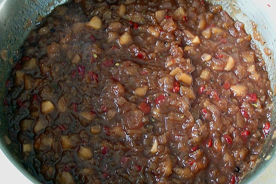 Feuriges Apfelchutney