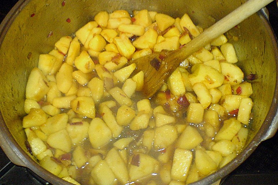 Feuriges Apfelchutney