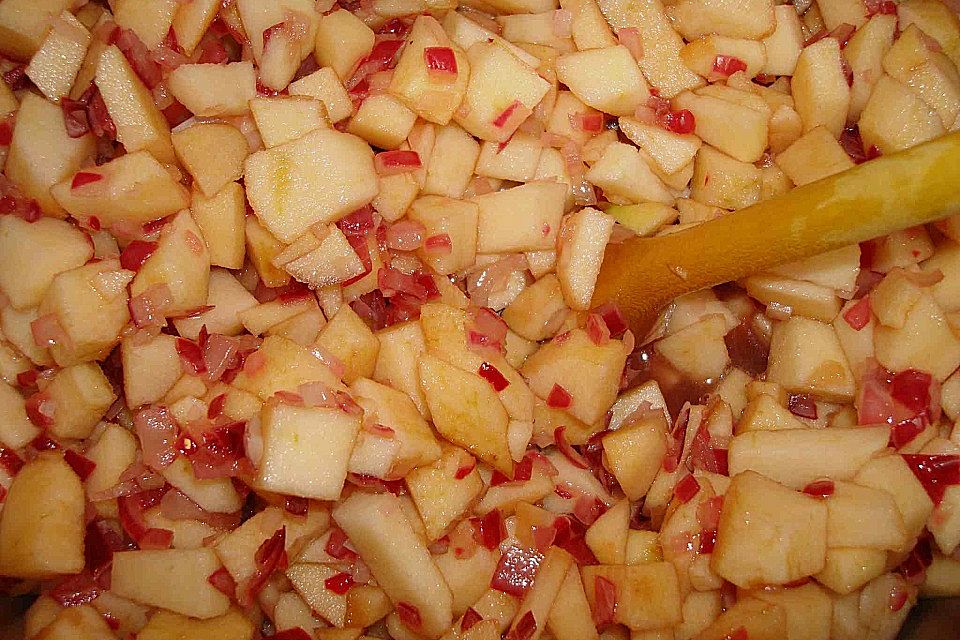 Feuriges Apfelchutney