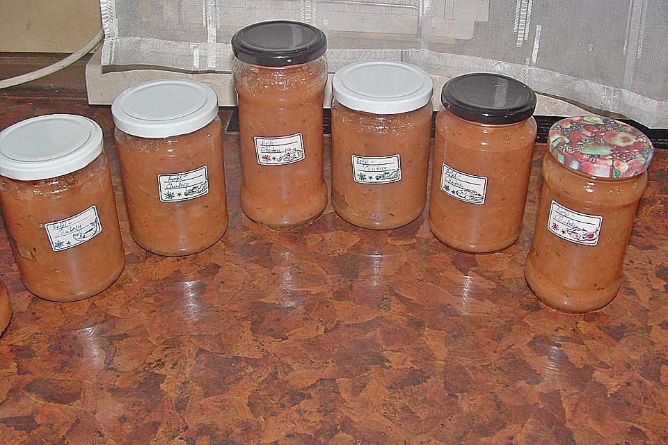 Feuriges Apfelchutney