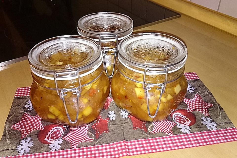 Feuriges Apfelchutney