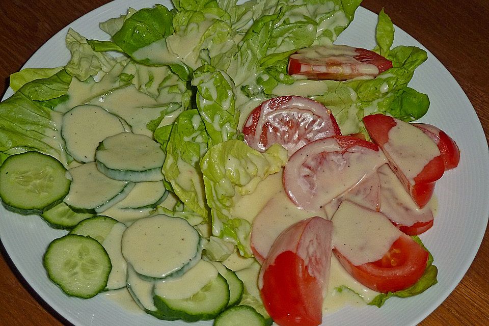 Salatsoße auf Vorrat