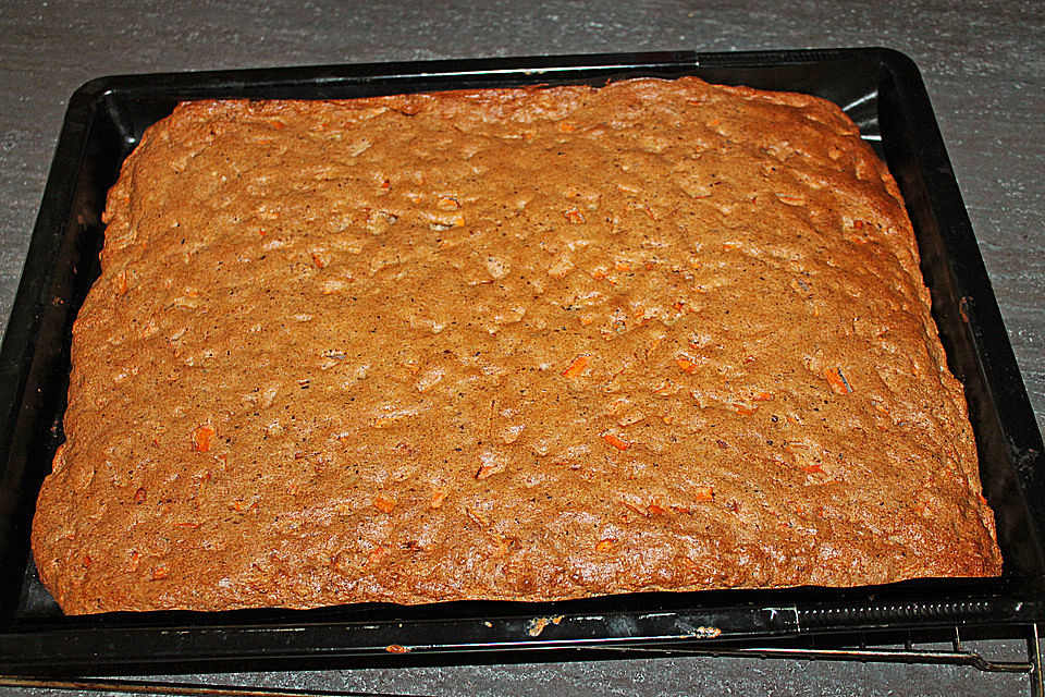 Möhrenkuchen vom Blech