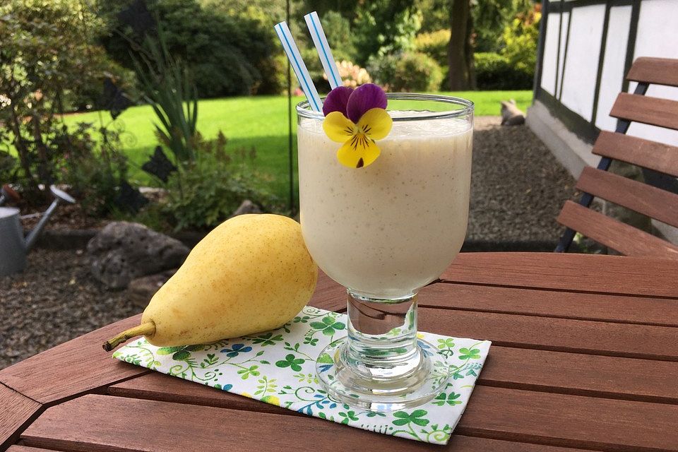 Vanilla Honey Shake mit Früchten