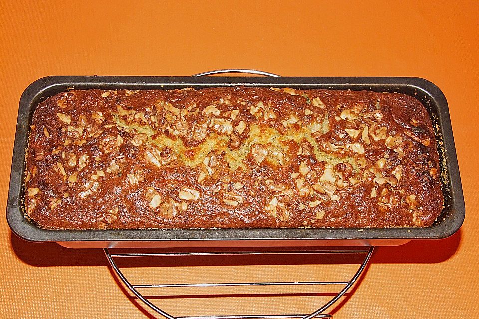 Bananen-Rhabarber-Kuchen