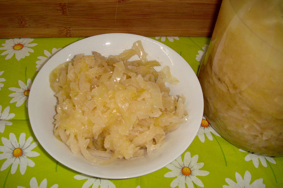 Sauerkraut selbst gemacht nach Uromas Art