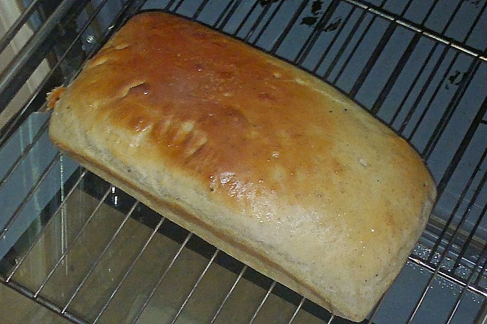 Toastbrot mit Weizensauerteig