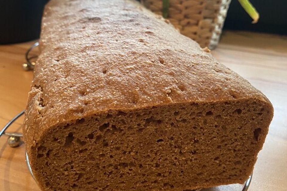 Vollkornbrot mit Sauerteig