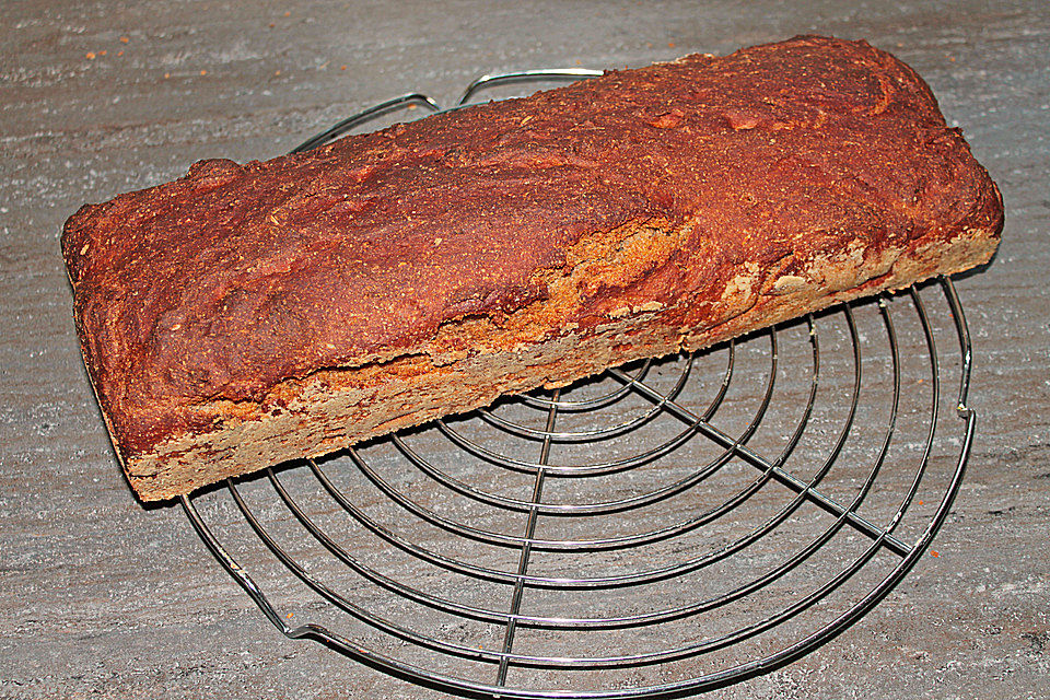 Vollkornbrot mit Sauerteig