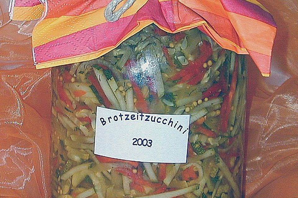 Zucchini süß-sauer